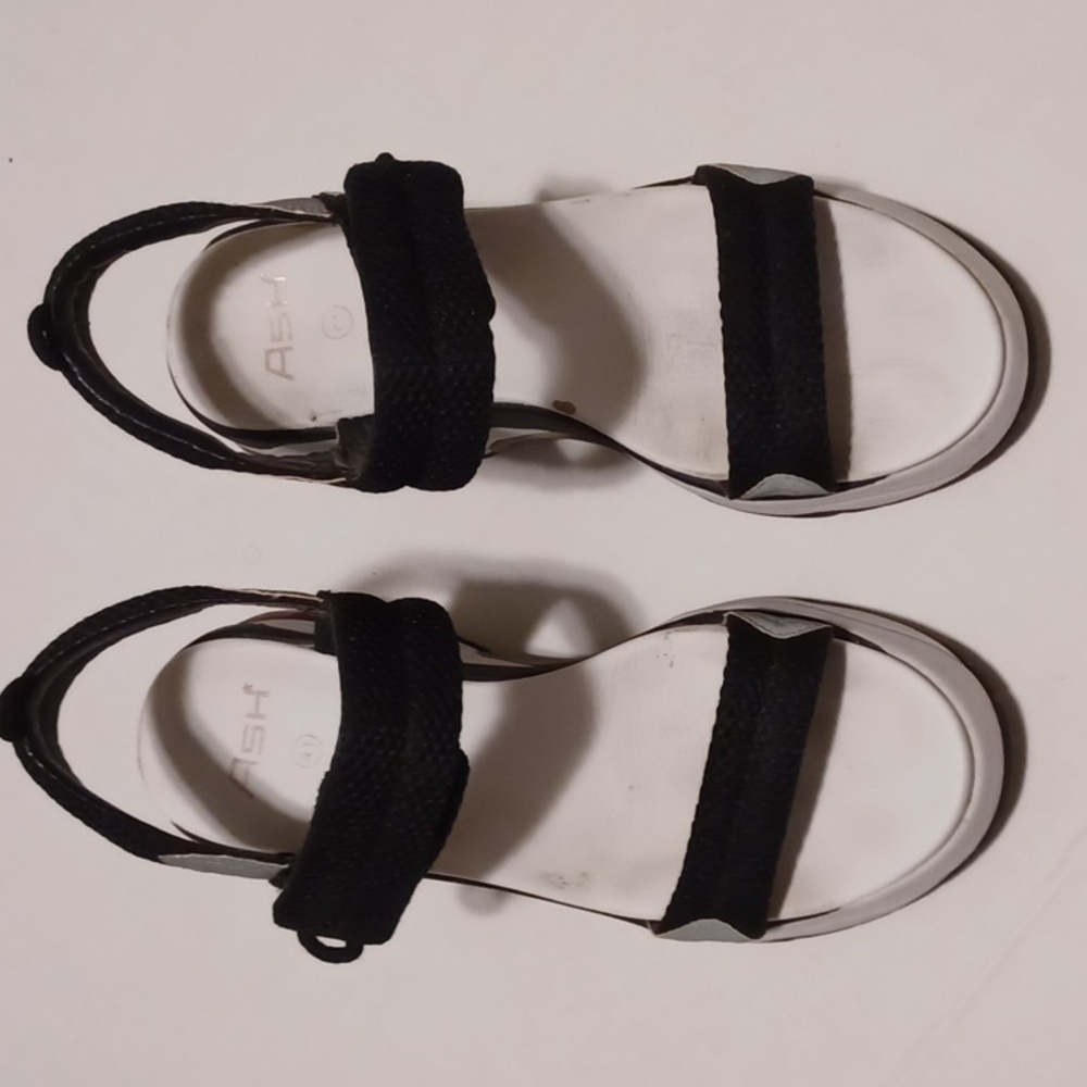 Ash Black and White Sport Sandals